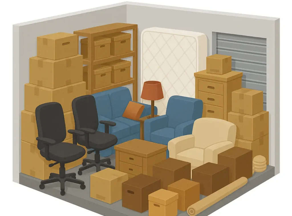 Box de stockage de 31m3 visualisation 3D