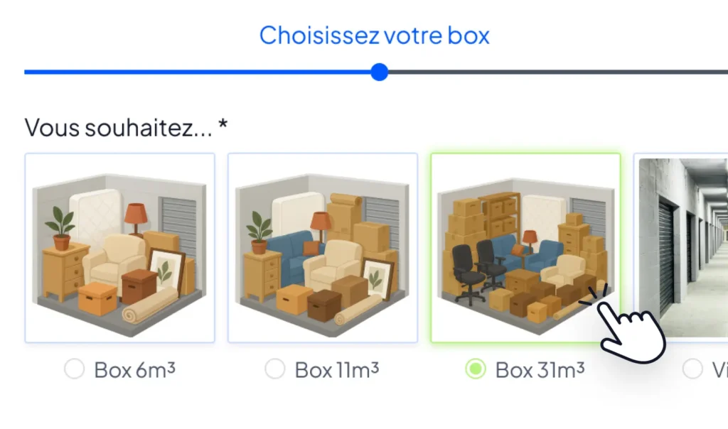 Box de stockage Securebox réservation en ligne